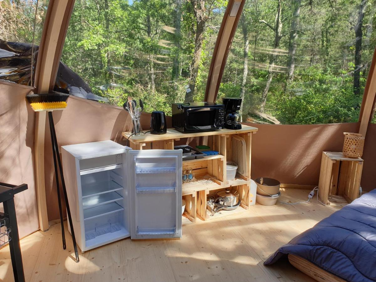 Camping De Graniers Monoblet Exteriér fotografie